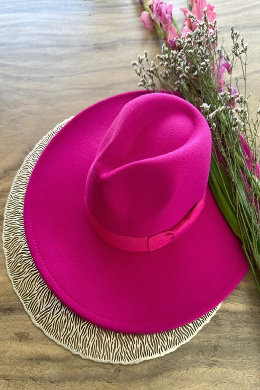 Fashion Classic Fedora Hat with Ribbone