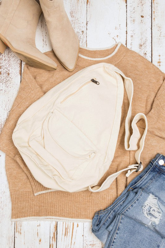 Oversized Canvas Sling