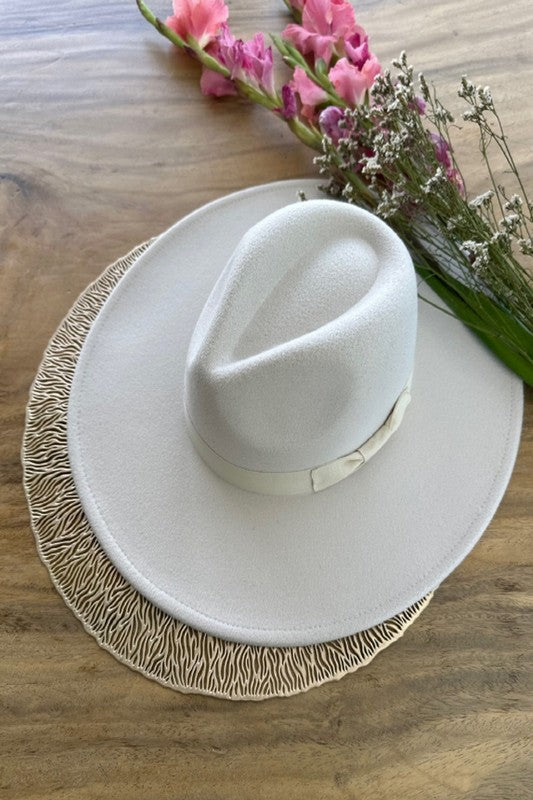 Fashion Classic Fedora Hat with Ribbone