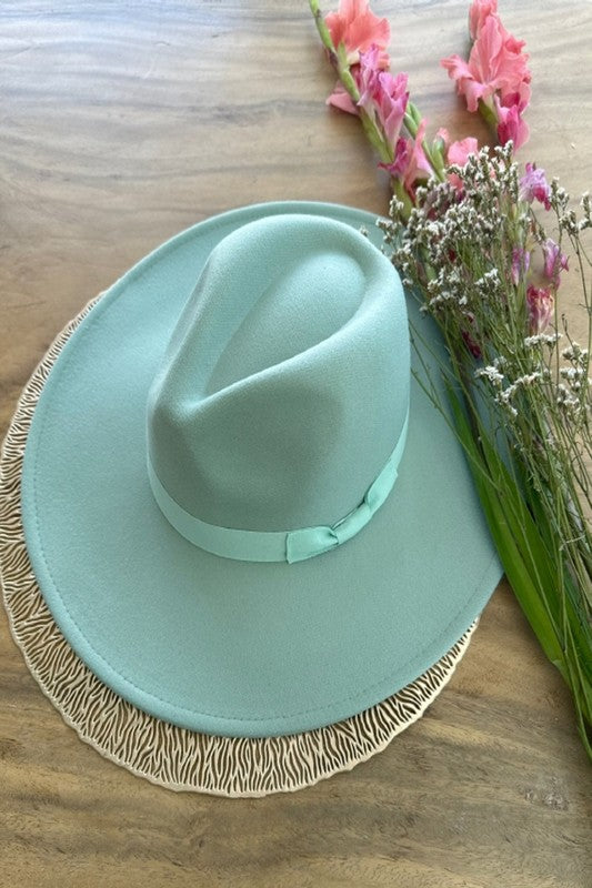 Fashion Classic Fedora Hat with Ribbone