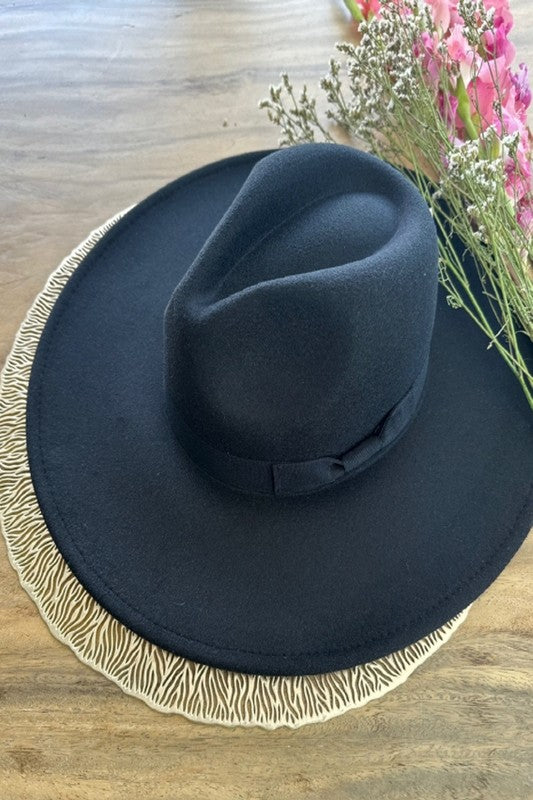 Fashion Classic Fedora Hat with Ribbone